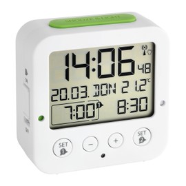 TFA Dostmann 60.2528.01 Bingo Radio-Controlled Alarm Clock