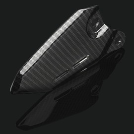 Z900RS 2018-2024 ABS Heel Plate Left & Right Set Foot Peg Footrest Z900RS CAFE 2019 2020 2021 2022 2023 (5D Carbon Look)