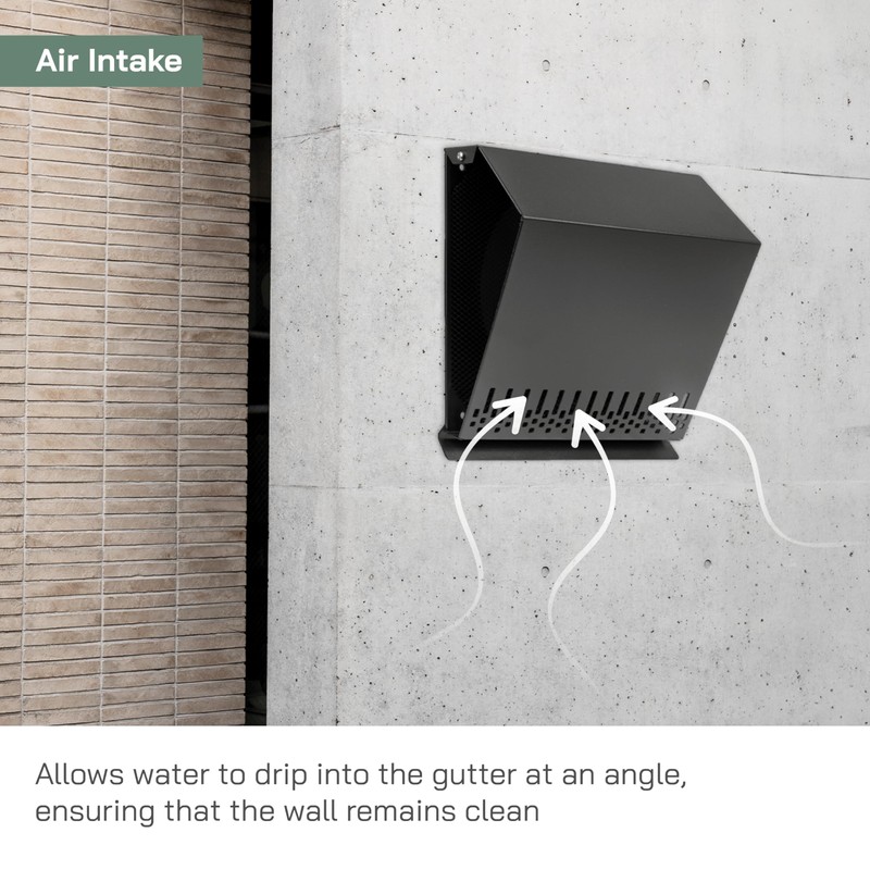 Vent Systems 8" Inch Supply Vent Cover with Rubber Gasket