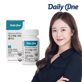 Daily One Magnesium 350 Plus 81g, 90 tablets x 1 container, 3 month supply / 데일리원  마그네슘 350 플러스 81g 90정 x 1통 3개월분