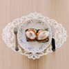 Luckious 2 Pack Retro Lace Placemats - French Crochet Doilies