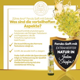 Zühre Ana® Fennel Root Water - Ferula Juice, Natural Power for Hormone Balance & Wellbeing - Supports Reproduction, Stress Relief & Muscle Relaxation in Every Drop! (500 ml)