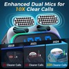 Multifunctional car FM transmitter with ambient light, BASS hands-free car