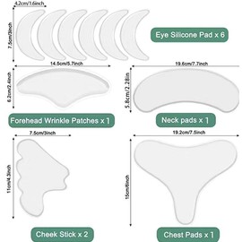 Fine Lines Soothing Face Patch, 1 Set Reusable Collagen Face Patches, Skin Care Fine Lins Soothing Skincare Stickers, Forehead Wrinkles Patches, Face Skin Lifting Patches, Gentle Smile Line Wrinkle Patches, Trending Products, Christmas Gift