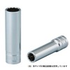 京都機械工具(KTC) ディープソケット 9.5mm (3/8インチ) B3L-15W-S