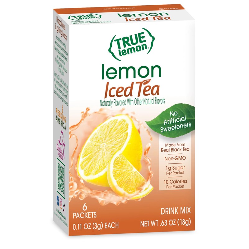 LEMON ICED TEA MIX by TRUE LEMON | Instant Powdered
