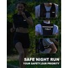 WRELS Running Vest with Running Water Bottle,Adjustable Reflective Hydration Vest