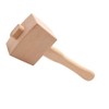 Operitacx Wooden Mallet Hammer for Woodworking and Leatherworking Durable Compact