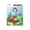 SIMPLICITY Sewing Pattern SS3054OS Plush Bugs OS (ONE Size)