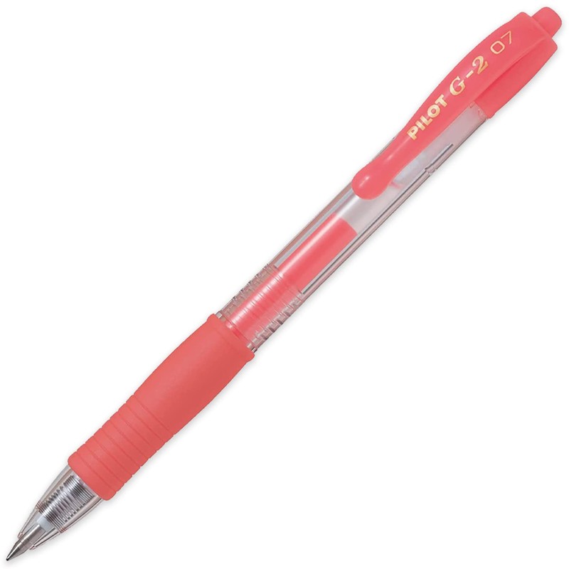 Pilot G2 07 Retractable Gel Ink Rollerball Pens - 0.7mm