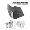 Motorcycle Windshield Acrylic Heightened Adjustable Clip On Wind Deflector Windscreen