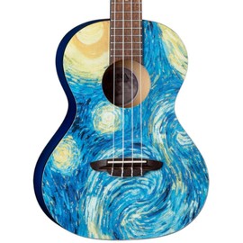 Luna Guitars Starry Night, 4-String Tenor Ukulele with Gigbag (UKE STR T)