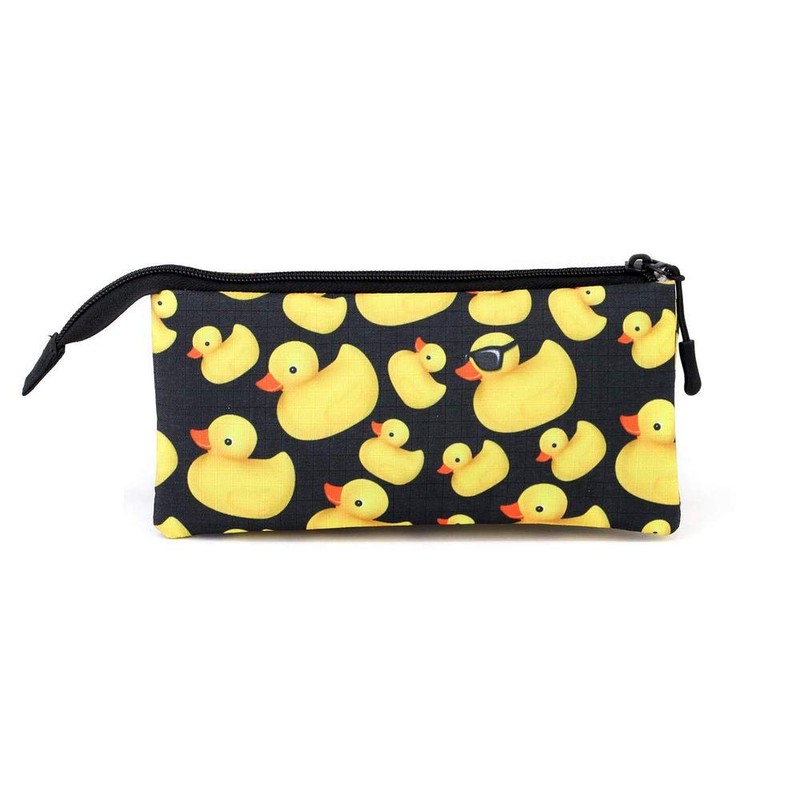 Oh My Pop! Quak-Dreifach HS Pencil Case - Yellow, yellow