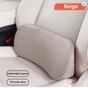 Memory Foam Lumbar Support Cushion for Driving – Soft Suede