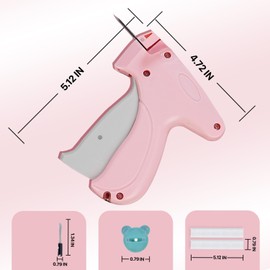 Quick Clothing Fixer, Mini Stitch Gun For Clothes, Clothing Stitch Tagging Gun, Comes with 50 Bear Buckles and 660 Plastic Needles, Stitchy Quick Clothing Fixer, Micro Tagging Stitch Tool for Clothing