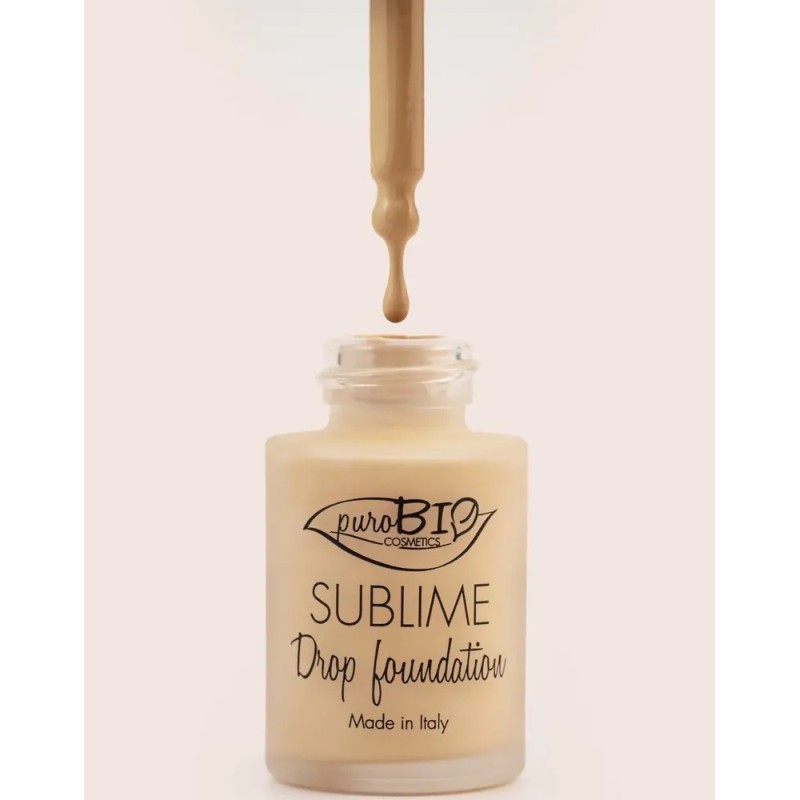 Base Maquillaje Orgánica Vegana Nickel Tested Purobio Drop