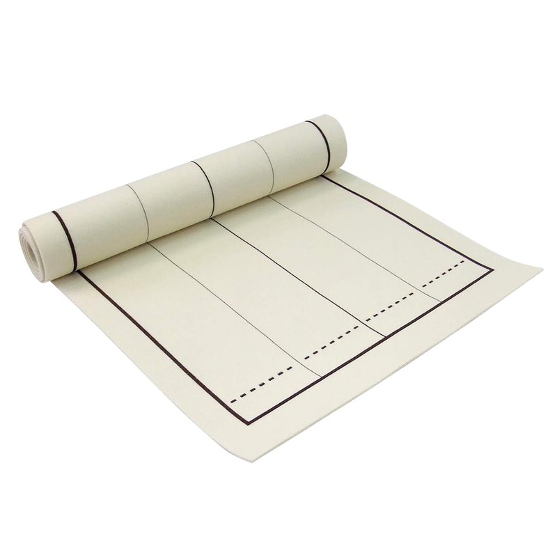 First Writing Saitama Underlay, Ruled Beige, 11.8 x 35.4 inches