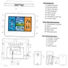 FJ3373 Multifunction Digital Weather Station LCD Alarm Clock Indoor Outdoor