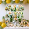 Jungle Animal 1st Birthday Decor 12 Months Photo Banner Wild