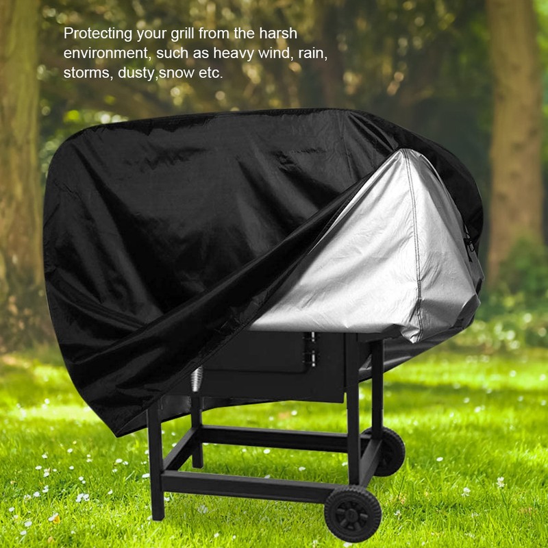 Large Waterproof BBQ Cover Rainproof UV Protection Grill Covers Garden