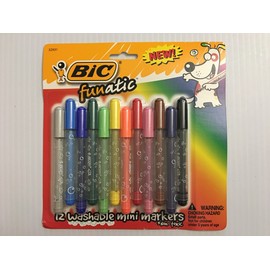 BIC Vintage BIC Funatic Washable Mini Markers 2005 Coloring Drawing