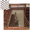 Protective Net Brown Nylon Net, Garden Decoration Net Balcony Safety