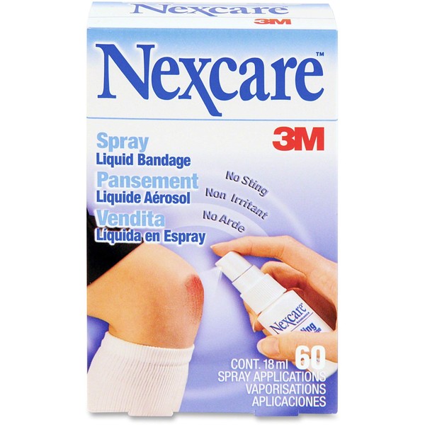 Nexcare, MMM11803, Spray Liquid Bandage, 1 Each, Clear