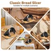 vanerepok Manual Bread Slicer for Homemade Sourdough Adjustable Thickness