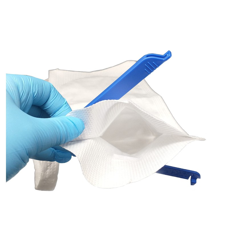Vakly Refillable Ice Bags with Clamp Closure - Large, 6-1/2