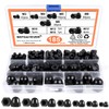 Cap Nuts High Shape Set 185 Pieces M3/M4/M5/M6/M8/M10/M12 Hexagonal Cap