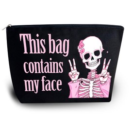 YINSSA Gifts for Women Black Cosmetic Bag