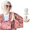 Snap Hijab-Turbantes para mujeres-Hijab para mujeres|Envolturas para el cabello-Envolturas para