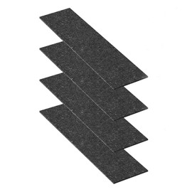 4pcs 12-Cell Replacement Capillary Mats,18.5 x 3.5 inche self-Watering Capillary Mats,Thick Reusable Felt for Seed Starting, Microgreens, Indoor Gardening Greenhouse Plant Seed Starting (12cell-4pcs)