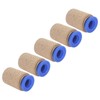 5Pcs Pneumatic Exhaust Muffler Pipe Connection Noise Filter Brass Silencer