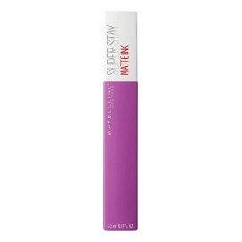 Maybelline SuperStay Matte Ink Labial Líquido, Larga Duración 16 Horas, Alta Pigmentación Sin Transferencia, Aplicador de Precisión en Flecha, Tono 35 Creator, 5 ml