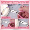 SPEEDWOX 3-Piece Jewelry Making Tools Kit Micro Jewelry Pliers Set