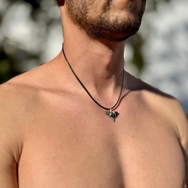 JJ Maybank Shark Necklace - Necklace Length: 18 Inches