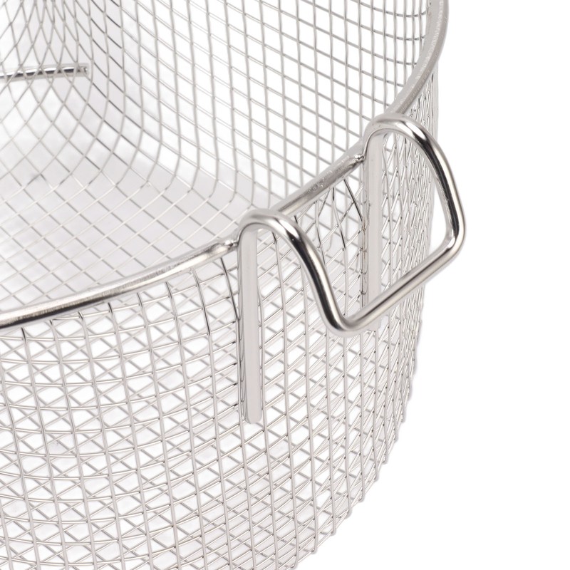 Frying Basket Stainless Steel Long Handle Reusable Rust Resistant Fry