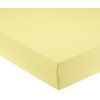 Fitted sheet for cot beds, yellow 140x70 and 120x60