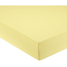Fitted sheet for cot beds, yellow 140x70 and 120x60