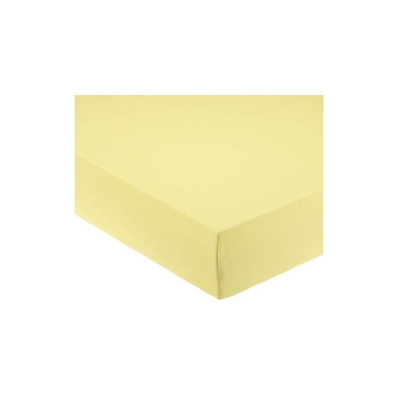 Fitted sheet for cot beds, yellow 140x70 and 120x60