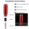 Padaodao Aluminum Alloy Gear Knob Lever Stick Shifter Handle Shift