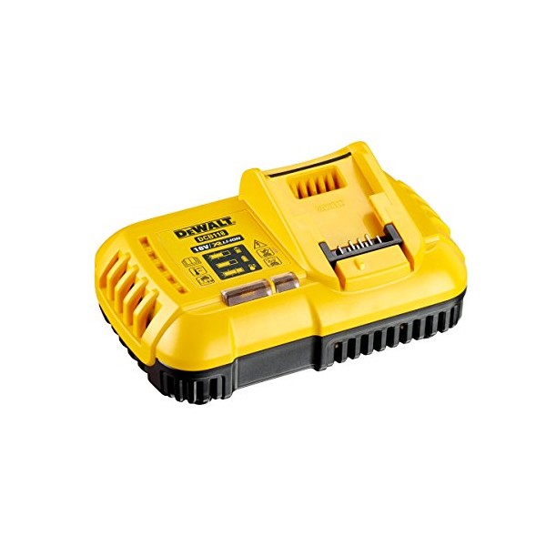 DEWALT DCB118-GB DCB118 XR Multi-Voltage Fast Charger, 18 V, Yellow/Black, one Size