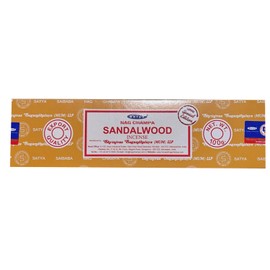 LAMARE Satya Sandalwood Incense Sticks 1 Pack 100g (80-90 Sticks) Aromatherapy Meditation Yoga Eco Friendly Packaging