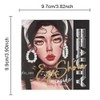 FangTangDI 9 Color Smoky Eyeshadow Palette with Mirror, Matte &