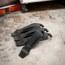 50 Strong Bike Tire Levers – Set of 4 Ultra-Strong Tire Spoons with Easy-Grip Interlocking Design – Made in USA – Essential Bicycle Repair Tool Brand