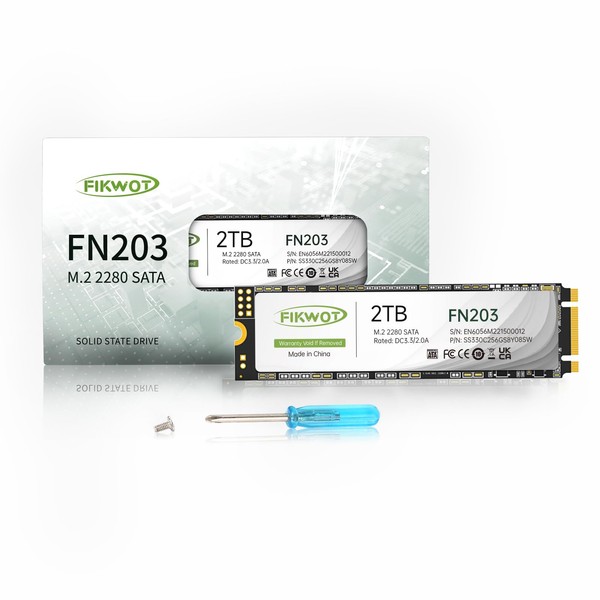 Fikwot FN203 2TB M.2 SATA SSD SLC Cache 3D NAND