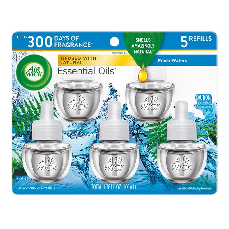 Air Wick Air Wick Scented Oil Refill, 5ct, Fresh Waters,