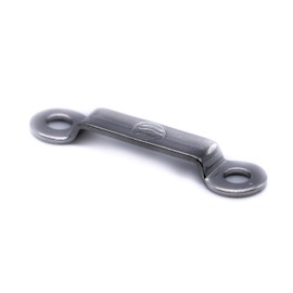 Pack of 2-25mm and 50mm Webbing bridges/footmans loop made from stainless steel (25mm)