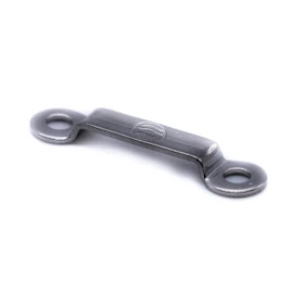 Pack of 2-25mm and 50mm Webbing bridges/footmans loop made from stainless steel (25mm)